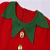 Costumerry Elf Costume for Girls Kids Christmas Elf Santa's Dress Outfit (3-5T) view 3