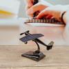 MagicTech Solar Panel Power Airplane Propeller Car Black Ornaments Kirksite Material Decoration Science Educational Toy PH37 view 2