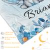 Manerly Personalized Baby Blanket for Girls Boys, Custom Baby Blanket with Name, Customized Name Gift Elephant Throw Blanket for Kids Nursery New Mom Baby Shower Birthday Christmas, 50"x60" view 4