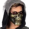 BigBuy Carnival Mask 14 x 18 cm Halloween Golden view 1