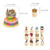 30PCs Mexico party decorations mexican theme Mexico Cake cup topper for birthday party Supplies view 3