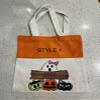 Personalized/Custom Halloween Tote Bag - Trick or Treat - Ghost - Child Kid Name - Sublimation- Polyester tote bag view 2