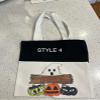 Personalized/Custom Halloween Tote Bag - Trick or Treat - Ghost - Child Kid Name - Sublimation- Polyester tote bag view 4