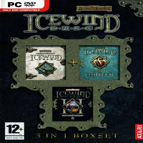 Icewind Dale Forgotten Realms 3 in 1 Box Set - Includes Icewind Dale + Icewind Dale 2 + Heart of Winter PC DVD Games (EU Version)