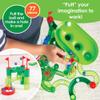 MindWare Marble Run Mini Golf - Building Toys for Kids Ages 4-8 - Unique Twist on Classic Marble Run for Kids Ages 4-8 - Marble Maze Includes 75 Track Pieces, 20 Marbles and Exciting New Components view 2