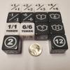 14 Piece Oversized 25mm Counter Commander Set Compatible with Magic: The Gathering view 1