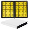 MORABTO Premium 1000+ Pockets Card Binder,16 Pockets Card Binder Ringless Side Loading Trading Card Album Folder for TCG -White view 1