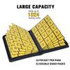 MORABTO Premium 1000+ Pockets Card Binder,16 Pockets Card Binder Ringless Side Loading Trading Card Album Folder for TCG -White view 2