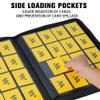 MORABTO Premium 1000+ Pockets Card Binder,16 Pockets Card Binder Ringless Side Loading Trading Card Album Folder for TCG -White view 3