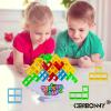 CERBONNY 48Pcs Tetra Tower Stacking Blocks Game, Board Games for Families, Parties, Travel and Team Building, Suitable for 1-4 Players Kids & Adults Toys view 2
