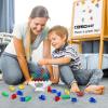 CERBONNY 48Pcs Tetra Tower Stacking Blocks Game, Board Games for Families, Parties, Travel and Team Building, Suitable for 1-4 Players Kids & Adults Toys view 3