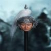 1/6 Scale Asian Male Head Sculpt Carved for 12inch Male Soldier Action Figure Body Collection (R) view 2
