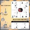 JOLESHARE Professional Unresponsive Yoyo X5 for Pros and Responsive Yoyos for Beginners - Replaceable Unresponsive Bearings, Gloves, Removal Bearing Tool and 5 Cords Included (red Black) view 4