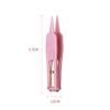 4 Pcs Plastic Nose Cleaning Tweezers Nose Booger Cleaner Baby Nasal Tweezers Booger Removers with LED Light for Baby Care view 3