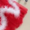 Ayalinggo Toddler Baby Girl Christmas Outfit Halter Dress Glitter Sequin Dreww Tulle Tutu Skirt Fall Winter Clothes with Hat Red 12-18 Months view 4