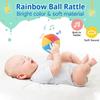 Dulsaera Montessori Toys 7 in 1 Learning Educational Set Newborn Toys, Rainbow Ball, Baby Black and White Books, Tissue Box Toy, Spinning Drum, Rattle Toy view 4