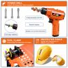 Kids Tool Bench -Toy Workbench with Electric Drill Toy Tool Accessories and Construction Vest 91pcs Toddler Tool Bench,Pretend Play Learning Toy Tool Bench for Kids Ages 3-5,4-8 view 3