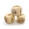 Adult Yoga Exercises 4Pcs Wooden Dices,Lover Party Random Challenge Dices 1inch(2.5cm),Decision Role Playing Game Dices Novelty Dices Fun Dices view 3