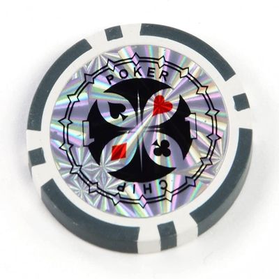 Yarsanor Poker Casino Games Chips Set, ABS Poker Metal Coins Poker Set, Texas Holdem Blackjack Games Cards for Playing Game Family Friends Party (Size : 25PCS $1)