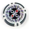 Yarsanor Poker Casino Games Chips Set, ABS Poker Metal Coins Poker Set, Texas Holdem Blackjack Games Cards for Playing Game Family Friends Party (Size : 25PCS $1) view 1