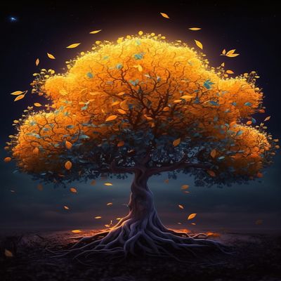 1000 Piece Adult Woodiness Puzzle, Golden Tree, Children's Puzzle Game Educational Gift, Room Decor