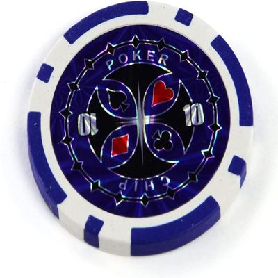 Yarsanor Poker Casino Games Chips Set, ABS Poker Metal Coins Poker Set, Texas Holdem Blackjack Games Cards for Playing Game Family Friends Party (Size : 25PCS $10)