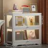 YUGXTH Glass Display Cabinets, Display Case, Acrylic Display, Flip-Door Design, Transparent and Dustproof on Three Sides, Strong Load-Bearing, Suitable for Home Storage(60 * 30 * 73cm) view 2