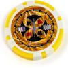Yarsanor Poker Casino Games Chips Set, ABS Poker Metal Coins Poker Set, Texas Holdem Blackjack Games Cards for Playing Game Family Friends Party (Size : 25PCS $1000) view 1