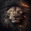 1000 Piece Golden Lion Wooden Jigsaw Puzzle, Challenging and Fun Activity - Interesting and Warm Art Adult Puzzles - Modern Home Decor Ideal Gift view 1