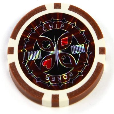 Yarsanor Poker Casino Games Chips Set, ABS Poker Metal Coins Poker Set, Texas Holdem Blackjack Games Cards for Playing Game Family Friends Party (Size : 25PCS $10000)