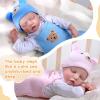 ADFO Lifelike Reborn Baby Dolls Twins, 17 inch Soft Vinyl Baby Dolls Realistic Newborn Real Life Baby Boy Girl Dolls with Clothes and Toy Gift for Kids Age 3+ view 2
