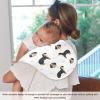 vvfelixl Burp Cloths Bernedoodle Dog for Baby Boy Girls Baby Washcloths Burp Rags 1 Pack view 4