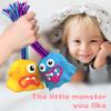 4PCS Fun Hair Pulling Fidget Screaming Monster Toys, Anti Anxiety Toys and Venting Novelty Toys, Different Screams Made by Hair Pulling, Halloween Christmas for 3 4 5 6 7+ Kids Teen Boys Girls Gifts view 2