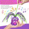 4PCS Fun Hair Pulling Fidget Screaming Monster Toys, Anti Anxiety Toys and Venting Novelty Toys, Different Screams Made by Hair Pulling, Halloween Christmas for 3 4 5 6 7+ Kids Teen Boys Girls Gifts view 3