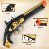 Pirate Toys Foam Blaster for Boys 3-5, Pirate Flintlock Pistol Toy with 20pcs Soft Foam Darts, Halloween Pirate Costume Accessory for Kids, Buccaneer Pirate Toy Gun Gift for 3 6 5 6 7 8 Years Old Kid view 3