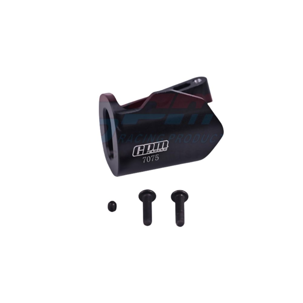 Levigo Aluminum Alloy 7075 RC Motorcycle Exhaust Pipe Compatible with LOSI-1:4 PROMOTO-MX Motorcycle RTR, FXR-LOS06000/LOS06002 RC Upgrade Parts, Black