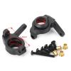 DAYUDDRICAR For SCX10 II 1/10 Part, for SCX10 II 1/10 RC Car Alloy Metal Front Steering Knuckles Replacement RC Car Steering Upgrade Part for SCX10 II 90046 1/10 RC Crawler Truck Car Model Accessories view 2