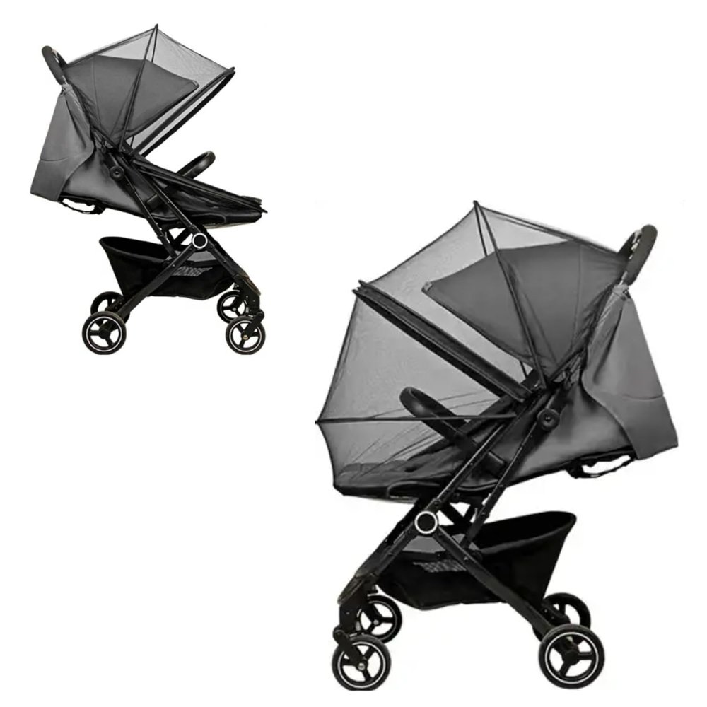 Wanderbaby Mosquito Net - Universal Stroller Netting - Double Zipper Design