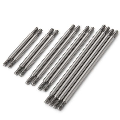DAYUDDRICAR RC Car Linkage, for TRX6 1/10 RC Car Stainless Steel Pull Link Rods Linkage Set Replacement RC Car Tie Rod Upgrade for TRX-6 G63 1/10 RC Rock Crawler Car Accessories, 12pcs