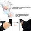 ALKANI Silicone Breast Inserts Pads Gel Breast Pads to Enhance Chest Enhancer Cleavage Suitable for Dresses Suspenders Swimsuits (Color : Right Brown, Size : B) view 4