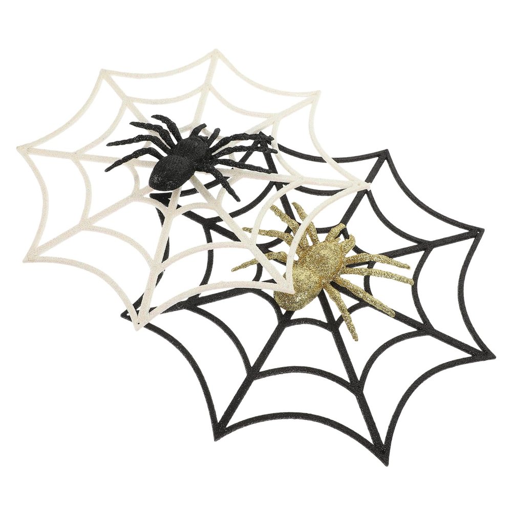 ABOOFAN 1set Halloween Spider Webs Decoration Scary Cobwebs and Spiders for Home Kitchen and for Unforgettable Halloween Memories