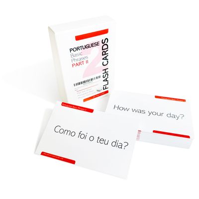 Pat's Flash Cards 50 Portuguese Basic Phrases Flash Cards Part II