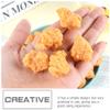 Abaodam Simulated Chicken Popcorn Props Small Realistic Fried Chicken Models for Kitchen Display Restaurant Decor Photo Props Pretend Play Food Toys view 2