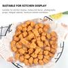 Abaodam Simulated Chicken Popcorn Props Small Realistic Fried Chicken Models for Kitchen Display Restaurant Decor Photo Props Pretend Play Food Toys view 3