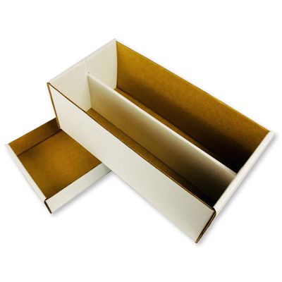 Max Protection 2 Row Shoe Graded Trading Card Storage Box - Durable Cardboard Cards Storage Boxes Ideal for Trading, Baseball and Sports Card Collection (10 Pack)