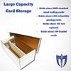 Max Protection 2 Row Shoe Graded Trading Card Storage Box - Durable Cardboard Cards Storage Boxes Ideal for Trading, Baseball and Sports Card Collection (10 Pack) view 4