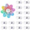 16 Pack Fidget Spinner Bearing and Cap Replacement Set, Chrome Steel Bearing Balls, High Speed 13mmx7mmx4mm Bearings Single Sealed Small Bearings for Fidget Spinner, for Adults Only view 1