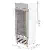 AirAds Dollhouse 1:12 scale dollhouse Miniature refrigerator and side cart (1 blue refrigerator) view 3
