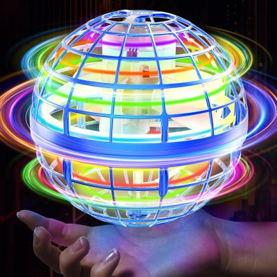 Fesbt Flying Orb Ball 2025 Boomerang Hover Ball Galatic Fidget Spinner Mini Drone Cool Toys Birthday Gift Ideas for 6 7 8 9 10+ Year Old Boys Girls Teens Indoor Outdoor(Blue) (Blue)