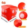 4 Pack 23 Inch Giant Inflatable Dices Jumbo Blow Up Dice Extra Large Dice for Adult Kids Indoor Outdoor Board Game Pool Party Supplies (Color Set 2) view 2